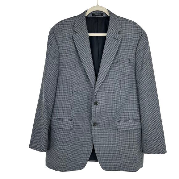 Ralph Lauren Chaps Mens 42R Silk Wool Sport Coat Grey Jacket Preppy Classic - Picture 1 of 11